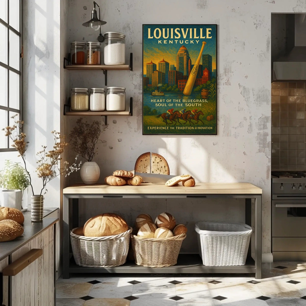 Louisville, Kentucky Heart of the Bluegrass Poster