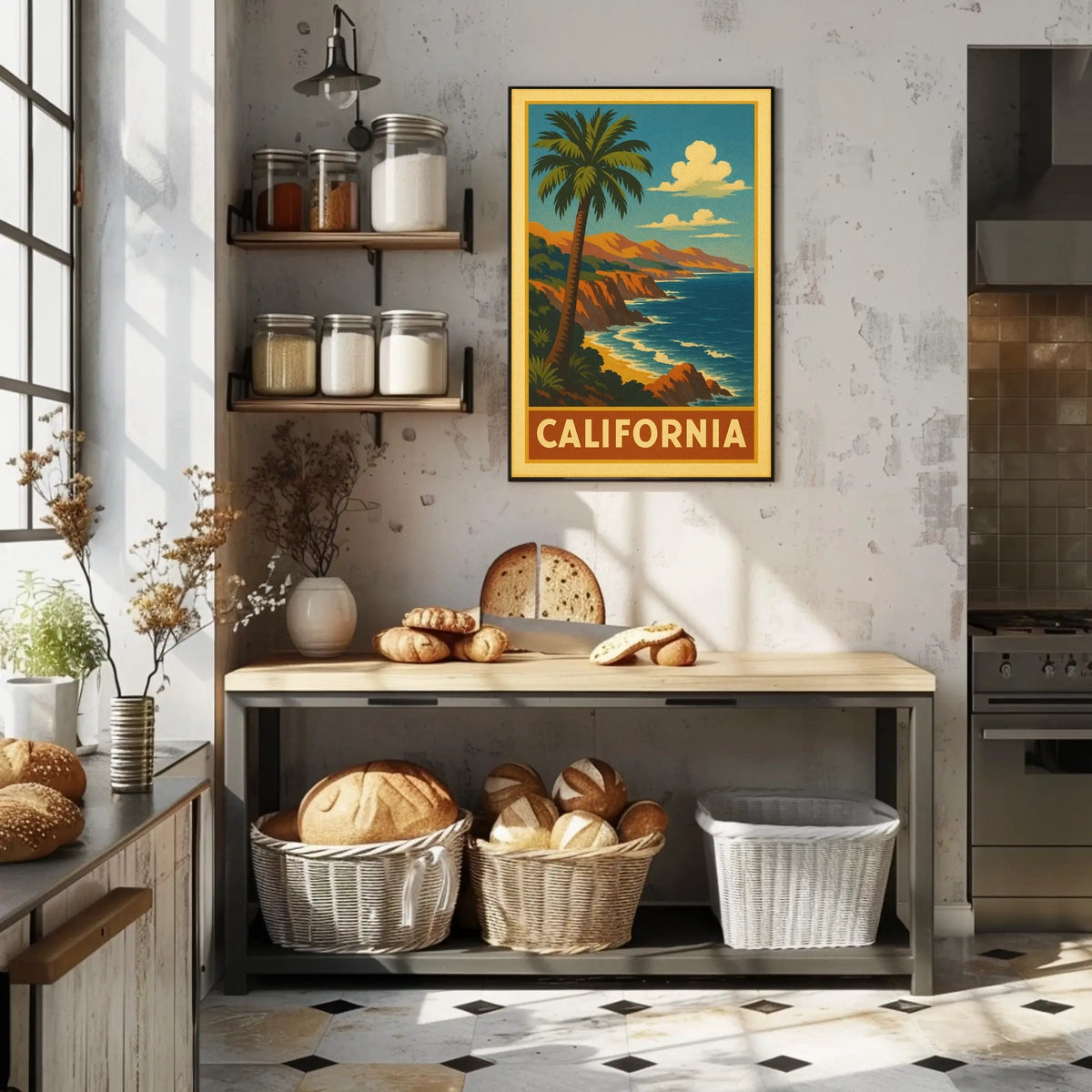 California Coastline Poster
