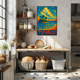 Tropical Paradise Of Tuvalu Poster
