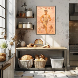 Celebrating Jim Thorpe A Legendary Athlete Poster