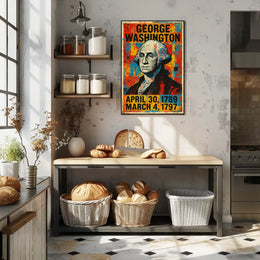 George Washington First President Poster