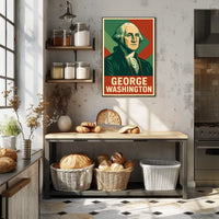 George Washington History Photography Realism Poster