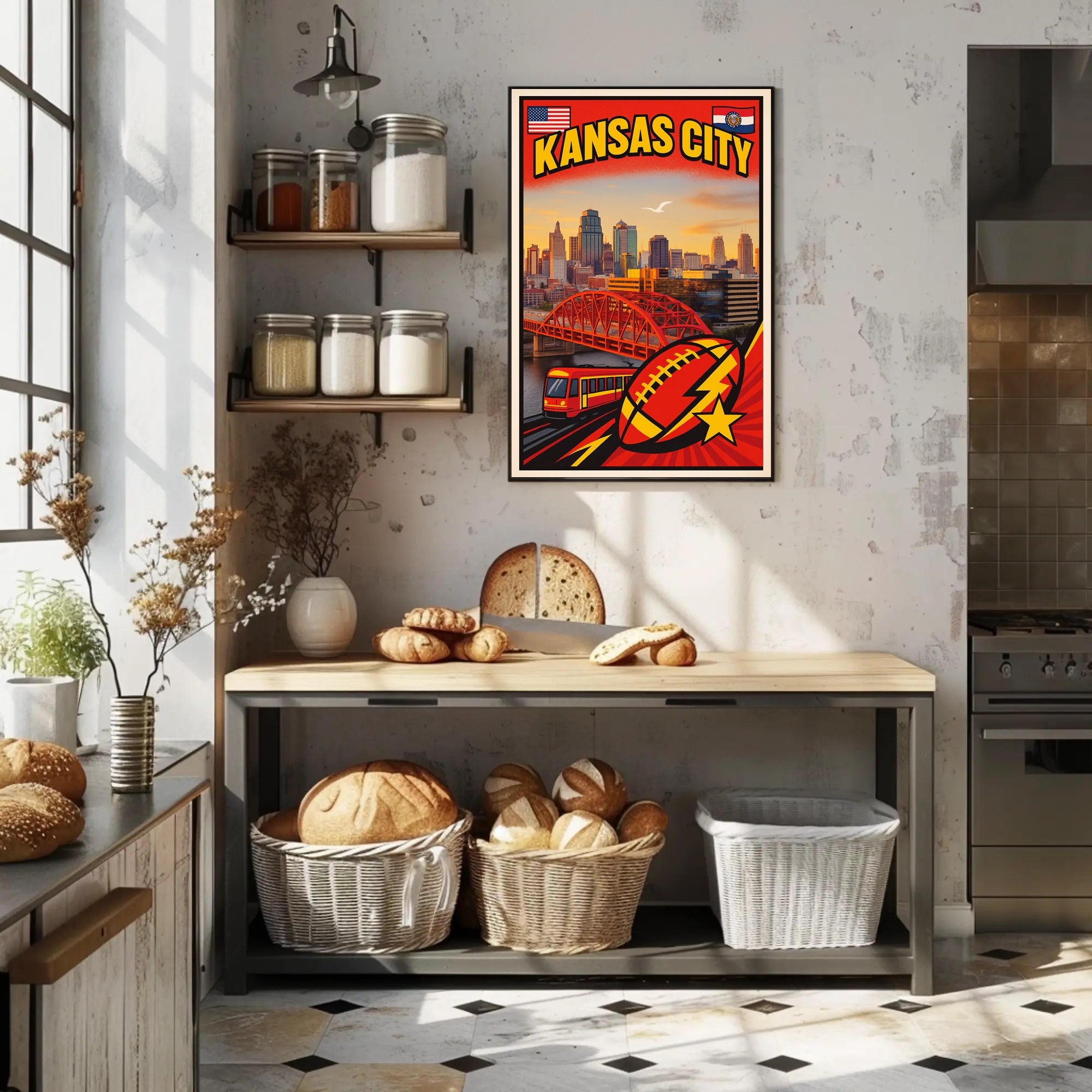 Kansas City Vibes Poster PosterGoat