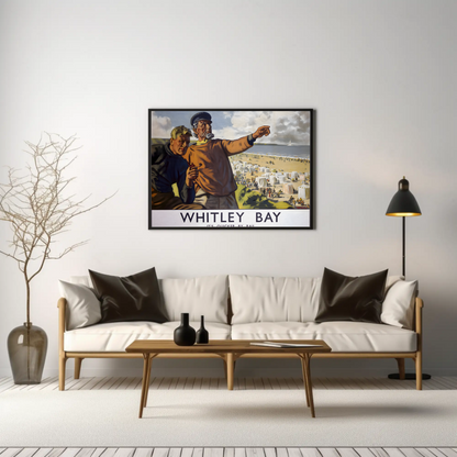Whitley Bay Seaside Poster