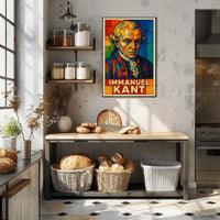 Immanuel Kant Philosophical Icon Poster