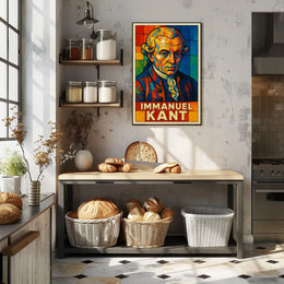 Immanuel Kant Philosophical Icon Poster