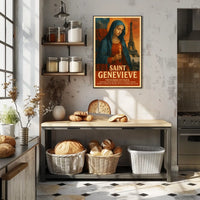 Saint Genevieve Patroness Of Paris Poster