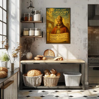 Pope Saint Gregory the Great Poster PosterGoat
