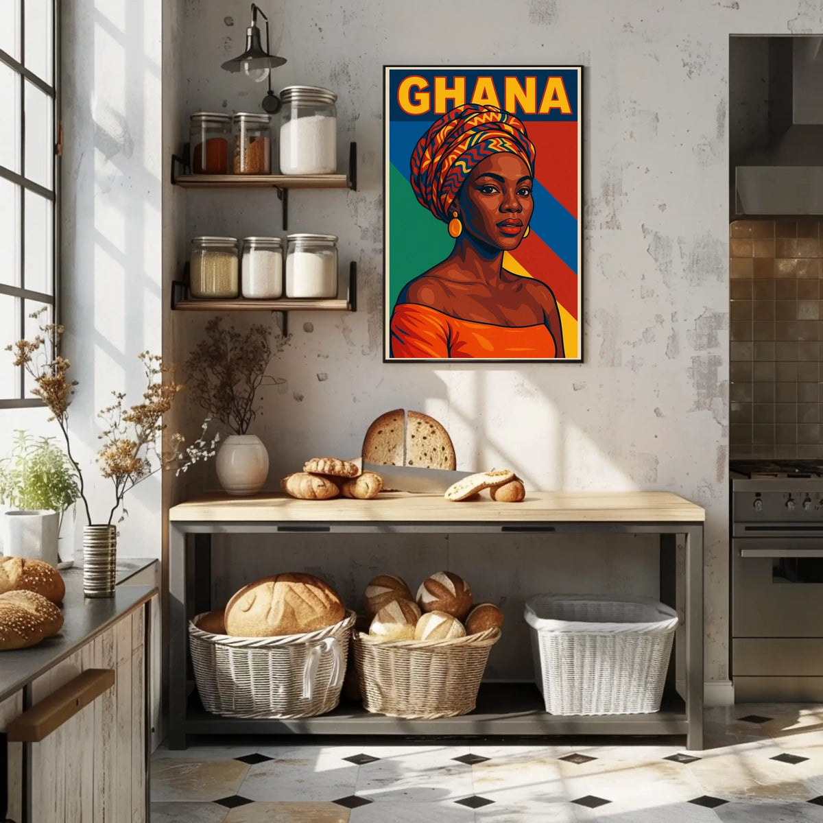 Ghanaian Elegance Poster