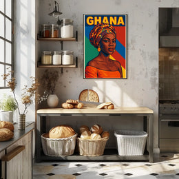 Ghanaian Elegance Poster