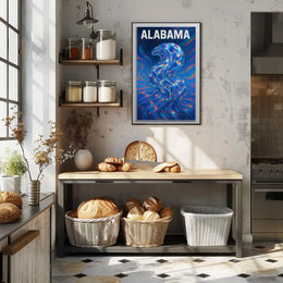 Alabama Waves Poster