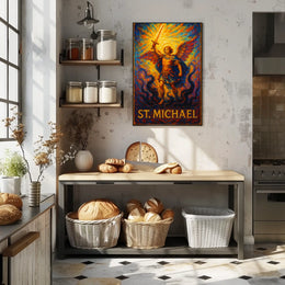 Archangel Michael Art poster