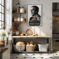 George W. Bush 43rd President of the United States Reflections Poster