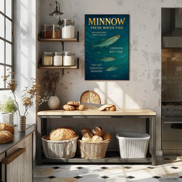 Minnow Essential Freshwater Fish Poster