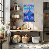 New Hampshire Mountain Scene Poster