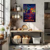 Arizona Desert Landscape Poster