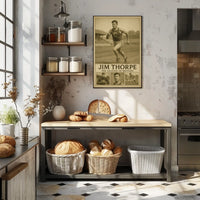 Jim Thorpe Iconic Sports Legend Jim Thorpe Poster