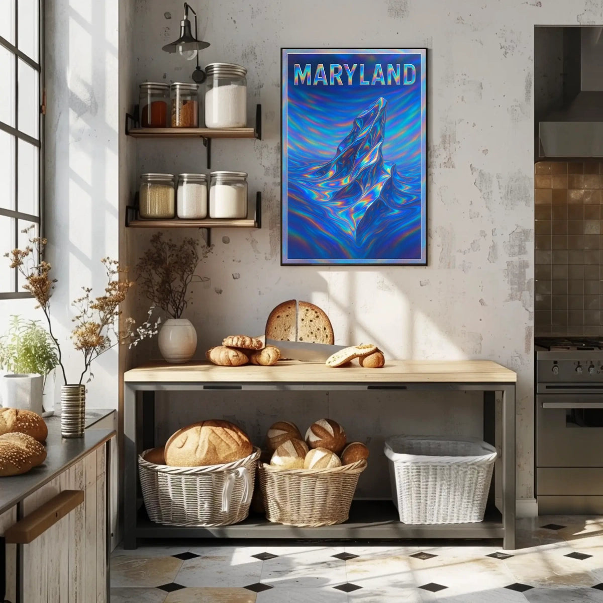 Maryland Vibrant Reflections Poster