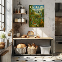 Discover Oregon Poster