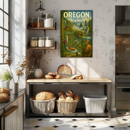 Discover Oregon Poster