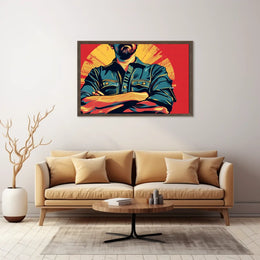 Empowering Retro Pop-Art Poster: Strength and Revolution