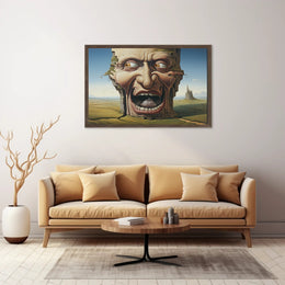 Colossal Cliff Face Dreamscape Fantasy or Mythology Poster