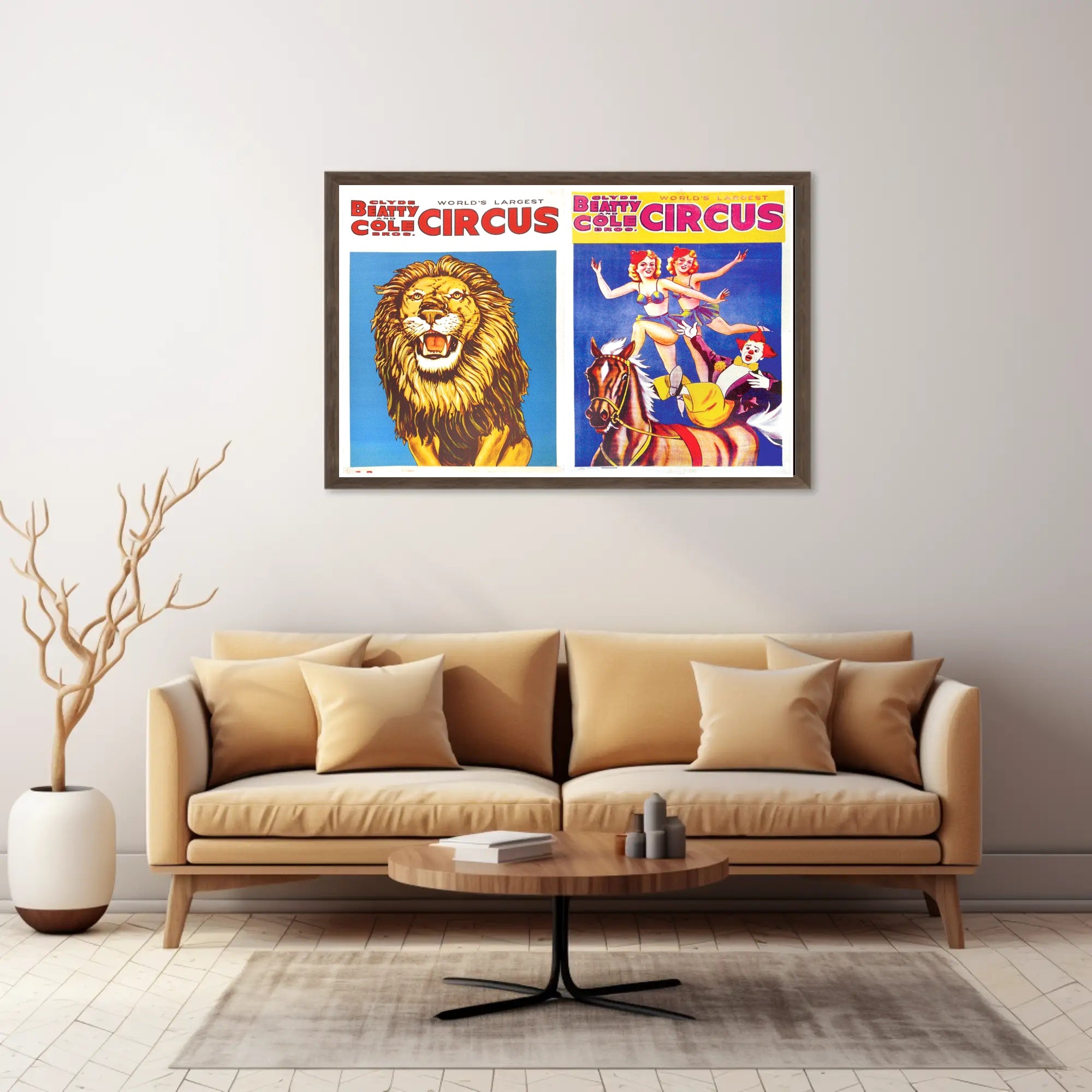 Clyde Beatty and Cole Bros. Circus – World's Largest Poster