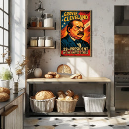Grover Cleveland 22nd President Poster Heritage Decor