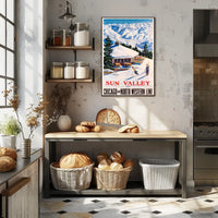 Sun Valley, Idaho Chicago And North Poster