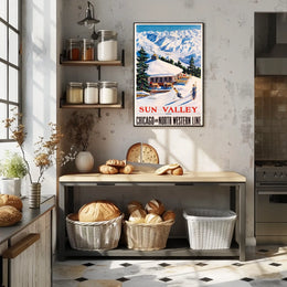 Sun Valley, Idaho Chicago And North Poster