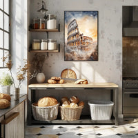 Colosseum At Dusk Poster