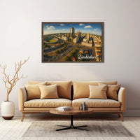 Zimbabwe Cityscape Poster