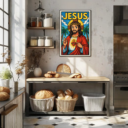 Jesus Illustration Poster
