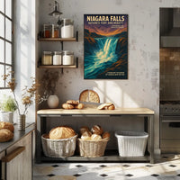 Niagara Falls Natures Fury and Beauty Poster