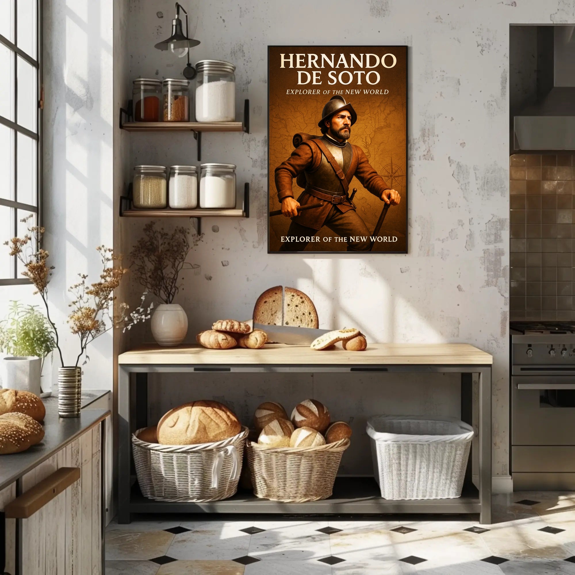 Hernando de Soto Explorer of the New World Poster PosterGoat
