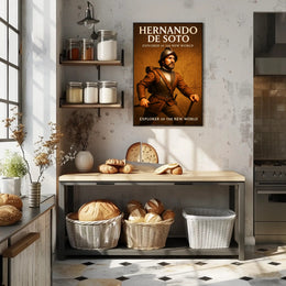 Hernando de Soto Explorer of the New World Poster PosterGoat