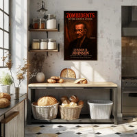 Lyndon B. Johnson 36th President of the United States Zombidents Poster Series