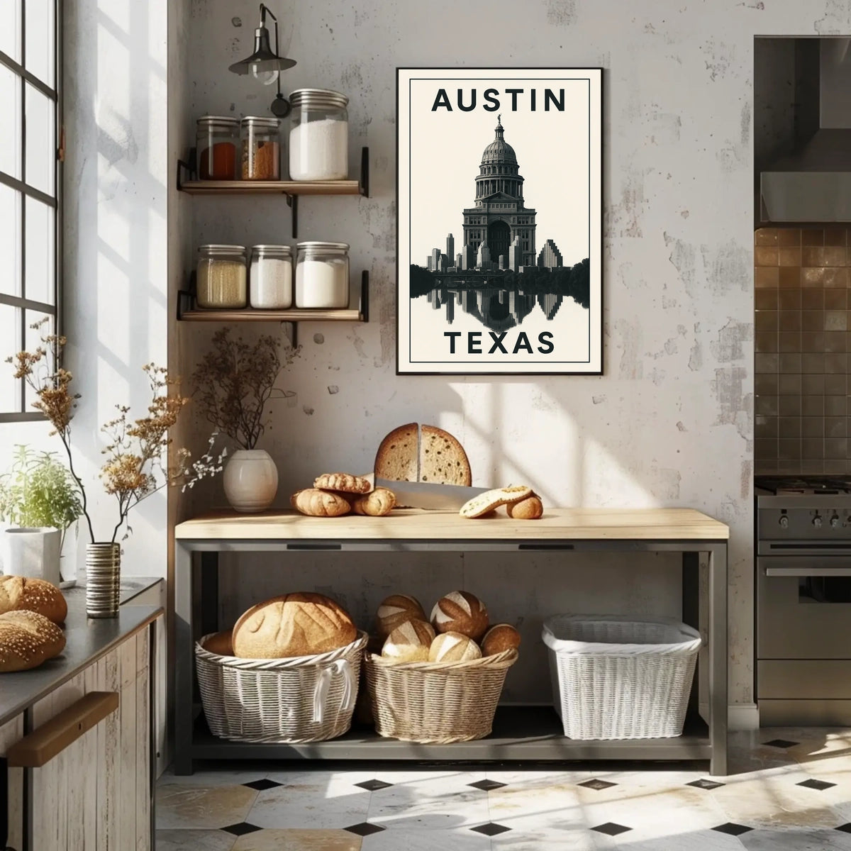 Austin, Texas Skyline Poster