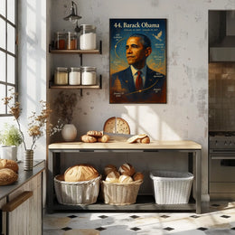 Barack Obama Presidency Achievements 2009-2017 Poster
