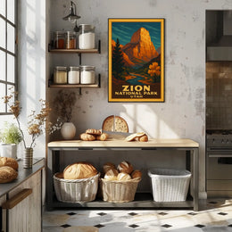 Zion National Park Utah Poster