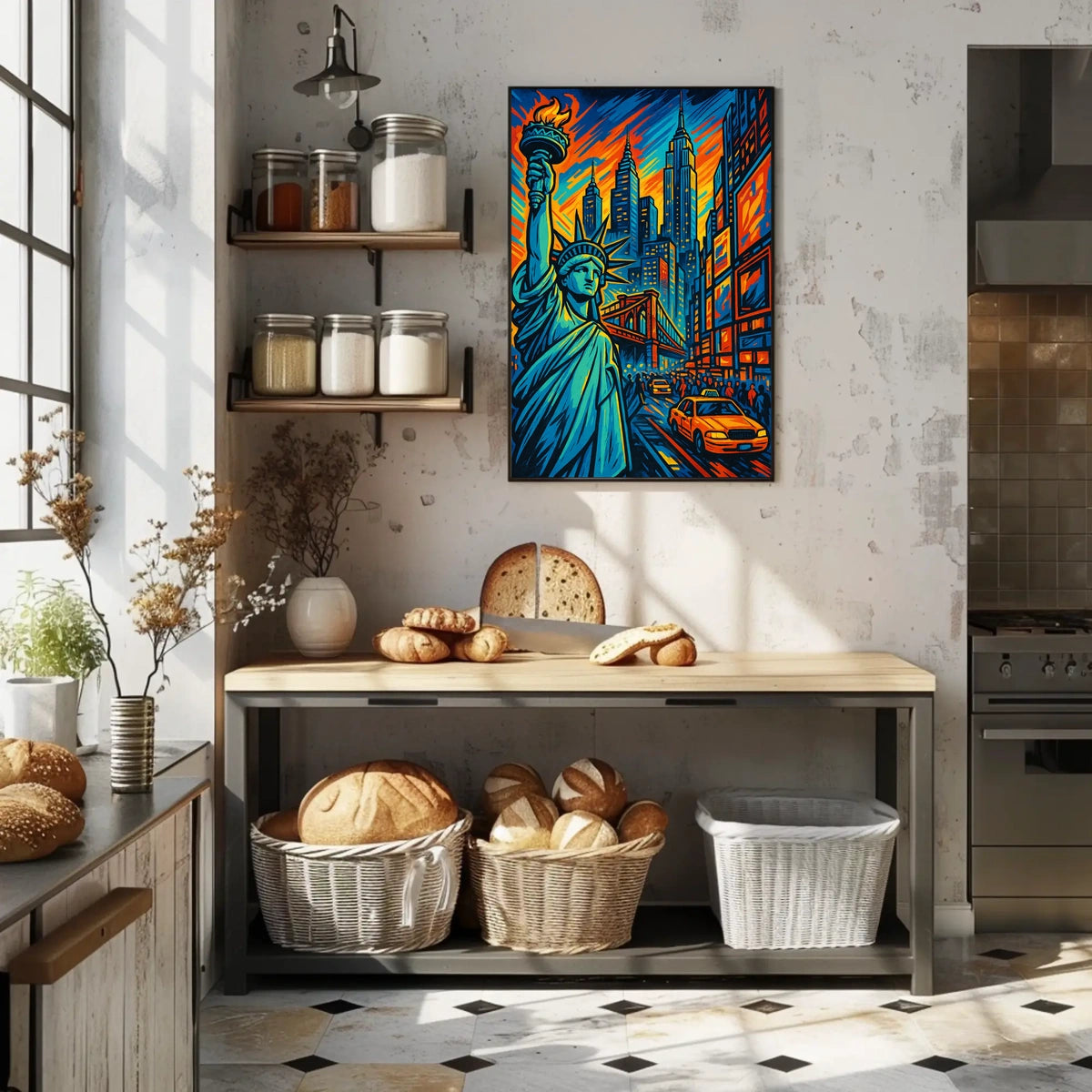 New York City Vibes Poster Wall Art Print NYC Decor