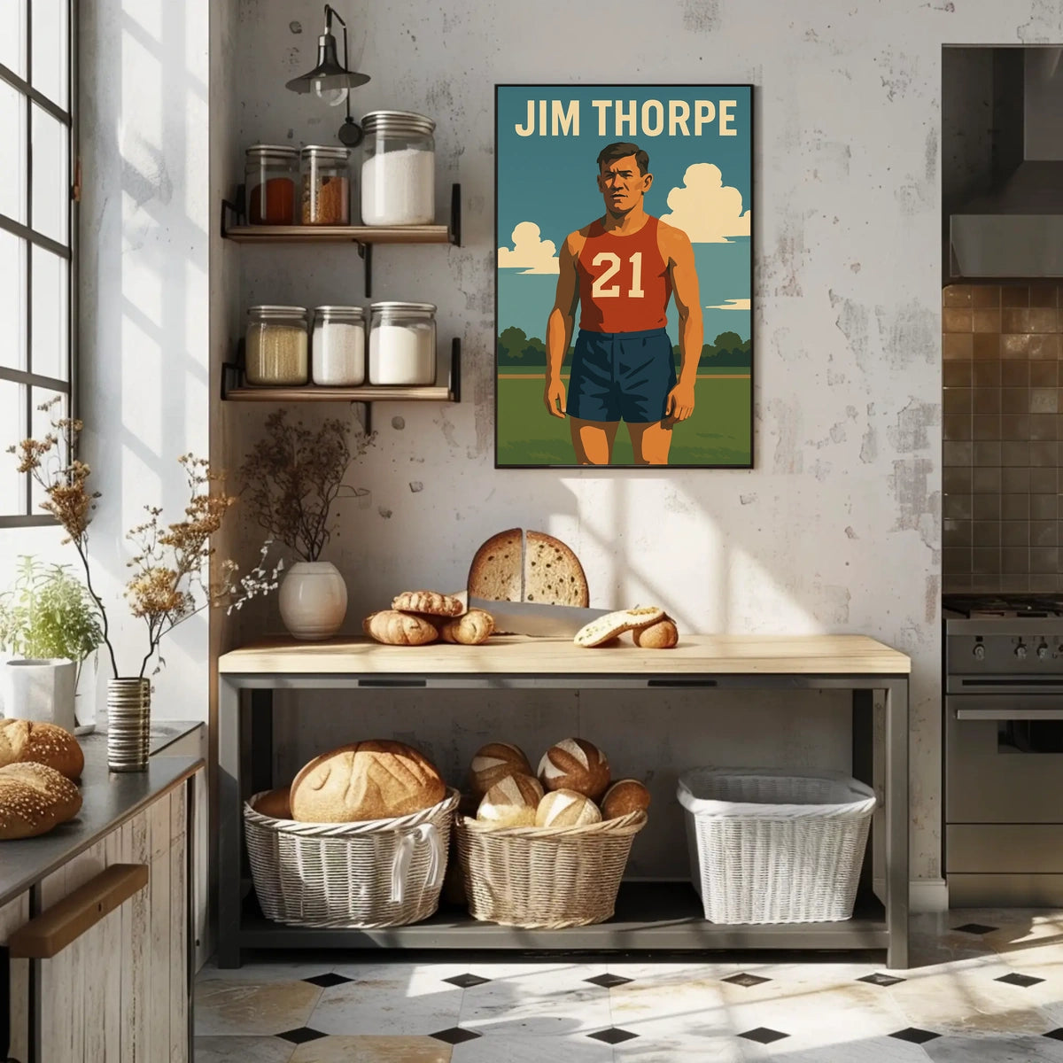 Jim Thorpe Athletic Legend Poster