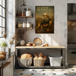 St. Louise de Marillac A Beacon of Compassion Poster
