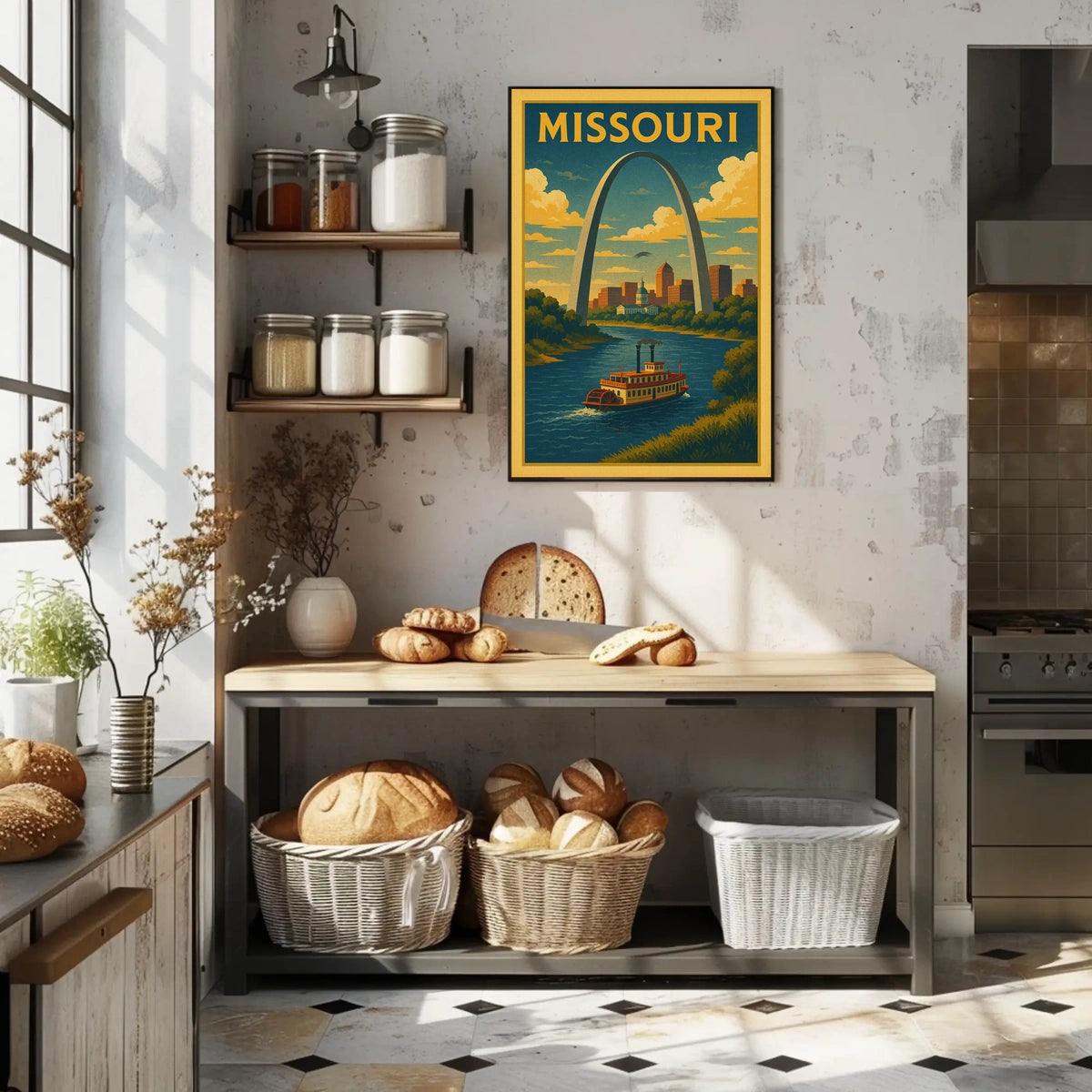 Missouri Riverfront Poster