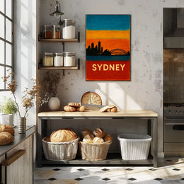 Sydney Skyline Poster