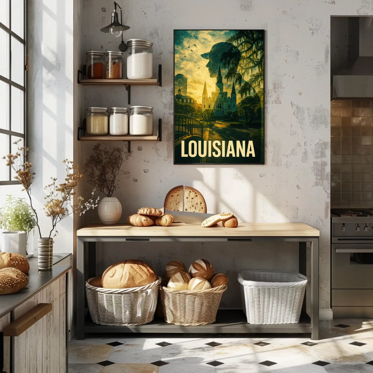 Louisiana A Scenic Tribute Poster