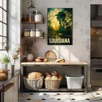 Louisiana A Scenic Tribute Poster