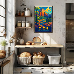 Zion National Park Utah Poster