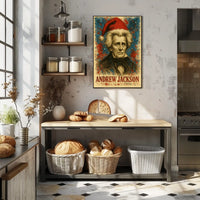 Andrew Jackson 7th President of the United States Christmas SeriesPoster