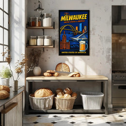 Milwaukee Landmarks Poster PosterGoat
